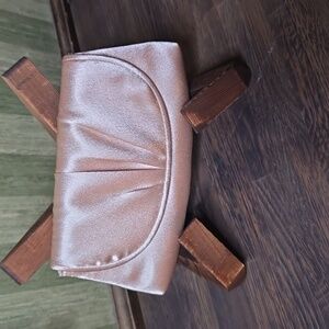 La Regale Vintage Evening Bag Purse like a rose gold tan Beautiful color